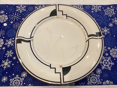Noritake Portfolio Art Deco Design Dinner Plate 10.5  Fine China Japan • $10
