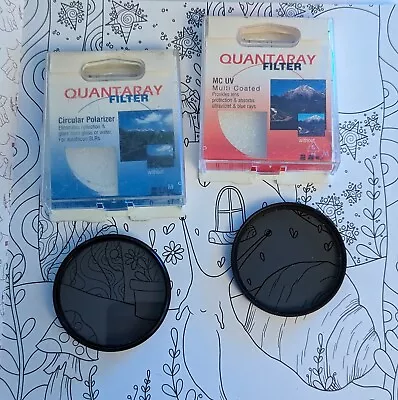 Quantaray UV 58 Mm Filters  CPL Digital Circular PLD & C-P.L Lot Of 2 • $13