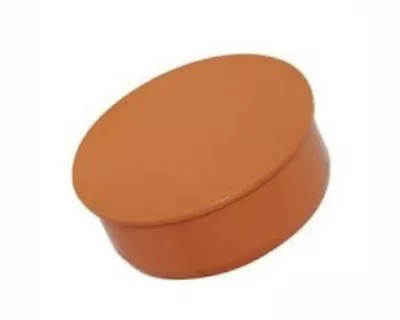 110mm Underground Terracotta Socket Plug / End Cap / Blank 4'' Pipe • £5.99