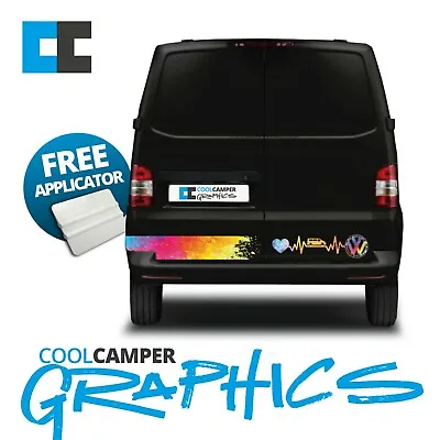 Vw Volkswagen T4 T5 T6 Camper Paint Special Edition Rear Stripes Graphic Decals • £37.40