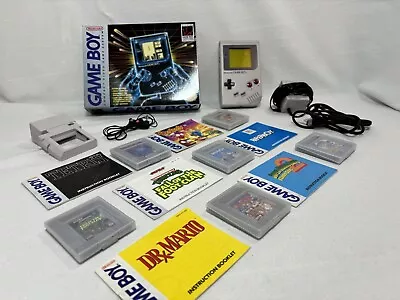 Original Nintendo Game Boy With Box & 6 Games - WORKING • $250