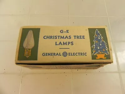 Vtg 1950's G-E General Electric  Christmas Tree Lamps Holidays • $6.97