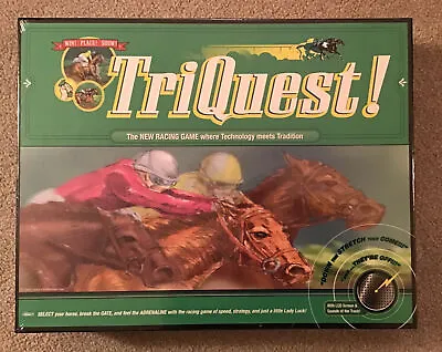 TriQuest! Horse Racing Game W/Electronic Console New Sealed By Deep Creek • £28.91