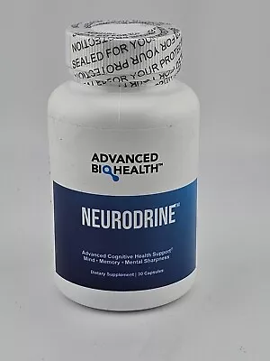 Advanced BioHealth Neurodrine Memory Booster 30 Capsules Exp 09/2025 New! • $24.45