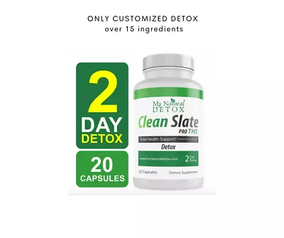 CleanSlate THS PRO Detox **ONLY** Custom Made 2-3 Day  Natural Fast Detox • $26