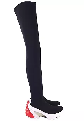 1017 ALYX 9SM Thigh High Boots 37 7 New Black Red White Vibram Sole • $650