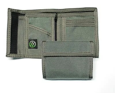 $18.99 • Buy Ballistic Nylon Billfold Wallet With Coin Pocket- Gray- Made In USA