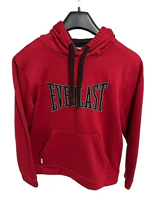 Everlast Boxing Pullover Hooded Red Sweatshirt Hoodie Mens Size Medium • $16.99