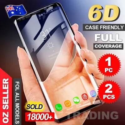 $5.95 • Buy Galaxy S9 Plus S10 5G Note9 S10e Tempered Glass Screen Protector For Samsung