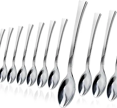 Exquisite Silver Mini Plastic Spoons For Tasting Spoons Disposable I 100 Pack I  • $19.05