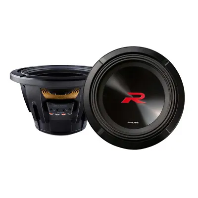 Alpine R-Series R2-W10D4 10 Inch Dual 4-Ohm Voice Coils Subwoofer With 750W RMS • $329.95