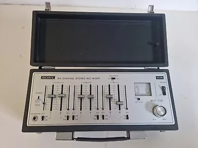 Vintage Sony Six Channel Mic Mixer • £75