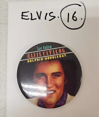 Movin Great Elvis Item: Button Promoting Lee Cotton • $20
