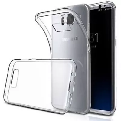 Samsung Galaxy S8 S9 S8 Plus S9 Plus Note 8 9  Soft Silicon TPU Clear Case • $5.69