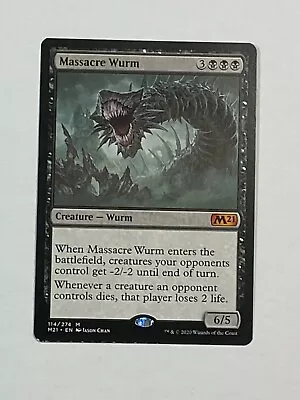 MTG - Massacre Wurm - Core Set 2021 - NM - Mythic - M21 - Magic The Gathering • $4.97