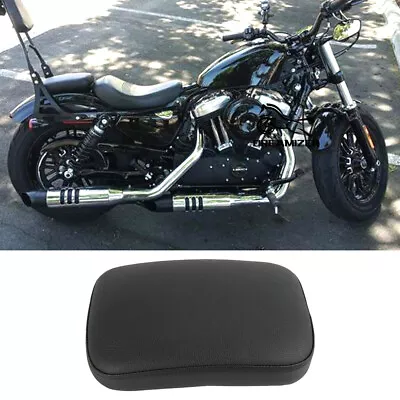 For Yamaha V Star 650 1100 8 Suction Cup Leather Pillion Rear Passenger Seat Pad • $25.49