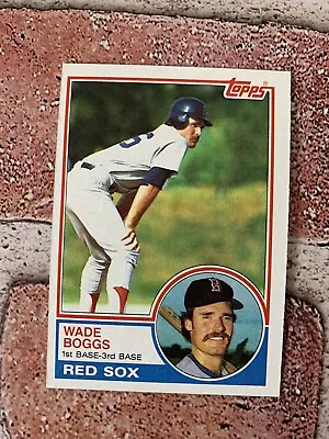 1983 Topps Baseball Wade Boggs #498 Rookie RC • $14.83