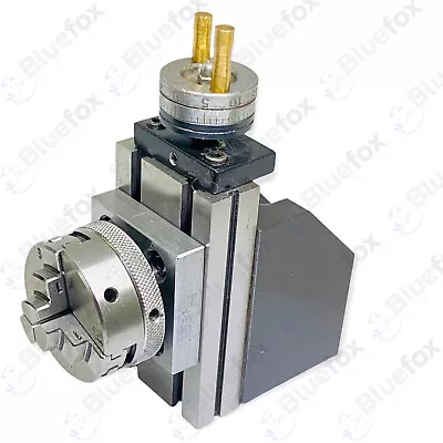 New Mini Lathe Vertical Slide With 50 Mm Dia 3 Jaw Self Centering Chuck On Plate • $129.62