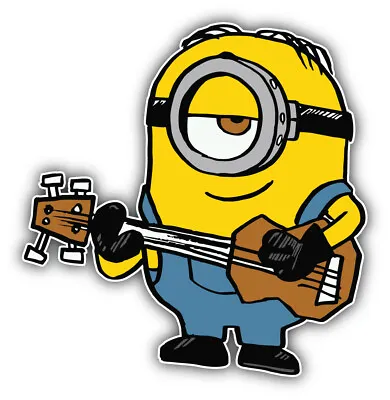 Minions Cartoon Carl Sticker Bumper Decal - ''SIZES'' • $3.75