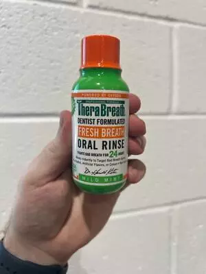 $7 • Buy TheraBreath Fresh Breath Dentist Formulated Oral Rinse, Mild Mint, 3 Ounce