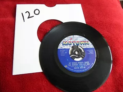 David Ruffin - My Whole World Ended  7   45 MOTOWN 1969  SINGLE   FREE UK POST • £15