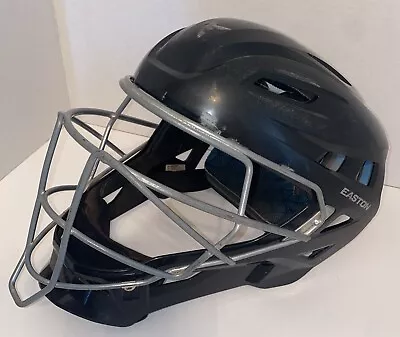 Easton Gametime Elite II Catcher Helmet Black Size Large 7 1/4 7 1/2 Baseball • $48.88