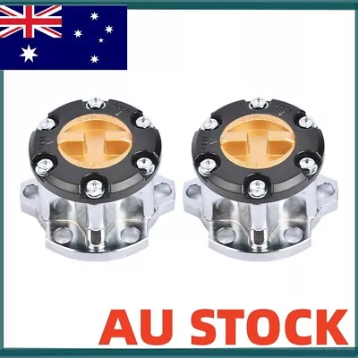  2 X Free Wheeling Hubs For Toyota Landcruiser 76 78 79 105 Series 4X4 1998-2017 • $78.99