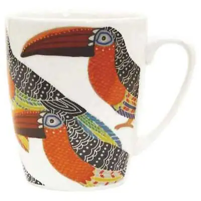 Queens Paradise Birds Toucan Oak Mug • £13.99