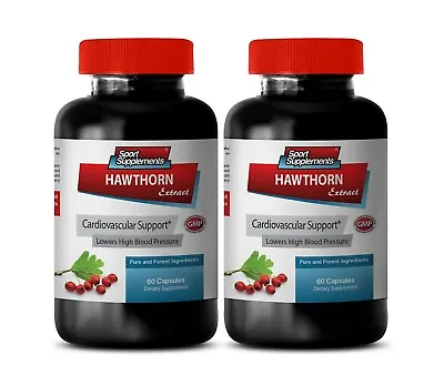 Hawthorn Extract - Hawthorn Leaf Extract 665mg- All Natural Heart Tonic Caps 2B • $44.64