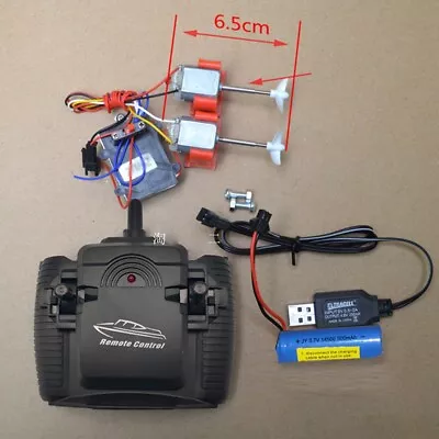 £21.59 • Buy RC Model Boat Kits Shaft+Bushing+Motor+Propeller+Controller+Receiver Kit DIY