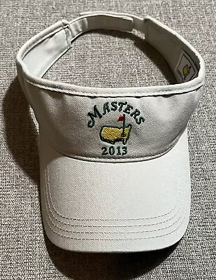 RARE Masters Augusta National Golf Visor American Needle Beige Hat FREE SHIPPING • $14.95