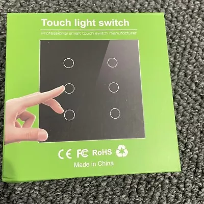 WiFi Switch Smart Home Touch Light Wall Panel For Alexa For Google 6 Gang • $25