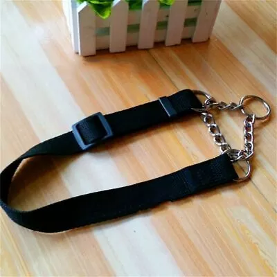 Half Chain Choke Training Pet Products Collar Dog • £4.60