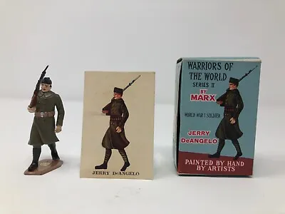 MARX WARRIORS OF THE WORLD Rarer Second Series WWI Soldier Jerry DeAngelo • $37.99