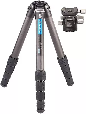 Leofoto LS-365C +LH-40 Head CF Carbon Fiber Travel Tripod Kit 5 Section  • $199