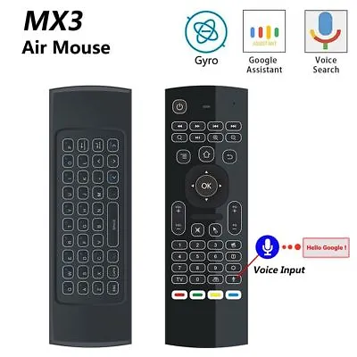 $24.63 • Buy Air Mouse Keyboard Wireless Backlight TX3 Box TV Android T95Z Pro H96 X96 A95X  
