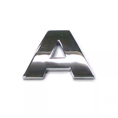£1.99 • Buy 3D Chrome Self Adhesive Letters Digits Numbers Signs Emblem Badge Decal Stickers