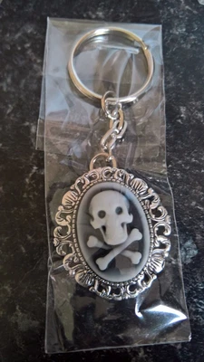 £2.99 • Buy Skull And Crossbones  Metal Keyring