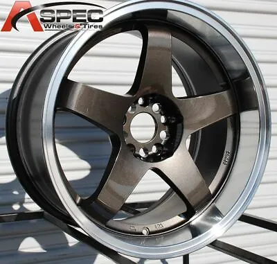 18x10 Rota P 45R2 5x114.3 +20 Royal Gun Metal Wheels New Set • $1159