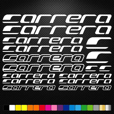 FITS Carrera Vinyl Decal Stickers Sheet Bike Frame Cycle Cycling Bicycle  • £7.30