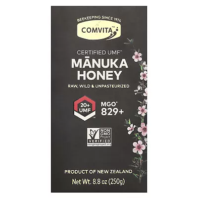 Raw Manuka Honey Certified UMF 20+ (MGO 829+) 8.8 Oz (250 G) • $109.99