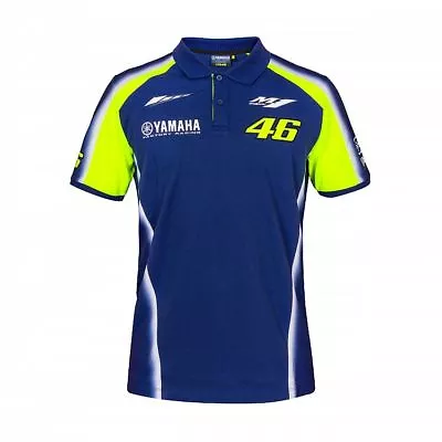 Official Valentino Rossi VR46 Dual Yamaha Mans Polo -  YDMPO 314009 • $57.18