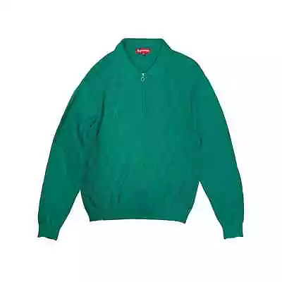 Supreme Cable Knit Half Zip Polo Longsleeve • $150