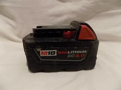 Milwaukee Model 48-11-1840 M18 Xc 4.0 AH Battery Pack 18V • $49.99