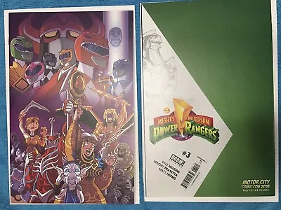 NM+ Mighty Morphin Power Rangers  #3 - Motor City Comic Con Exclusive Variant • $14.99