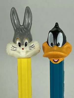 PEZ Bugs Bunny A Thin Feet 3.9 China Daffy Duck 4.9 Dispensers Looney Tunes • $13.14