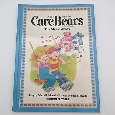 Vintage 1984 Care Bears The Magic Words Hardcover Book Story Parker Brothers • $5.99