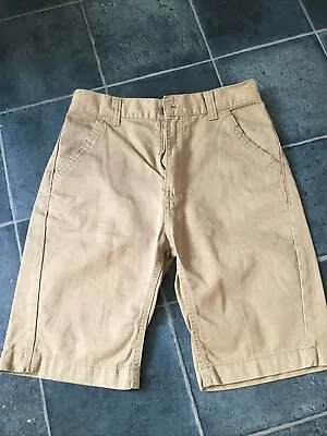 £3.25 • Buy George - Sand Coloured Shorts Age 10-11