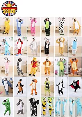 CARTOON CHARACTERS Unisex Onesiee Kigurumi Fancy Dress Costume Hoodies Pajamas • £14.99