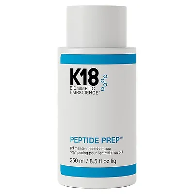 K18 Biomimetic Hairscience Peptide Prep PH Maintenance Shampoo 250ml • £22.99